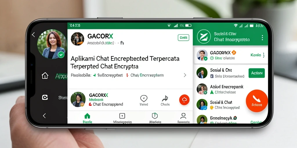 Tampilan antarmuka GACORX yang intuitif dan menarik