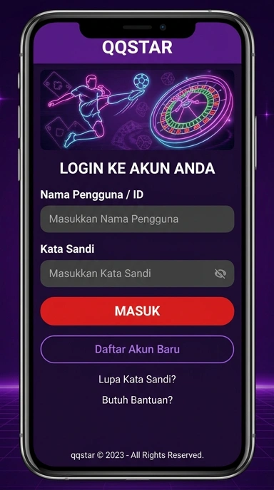 Masuk ke Akun qqstar untuk Pengguna Android